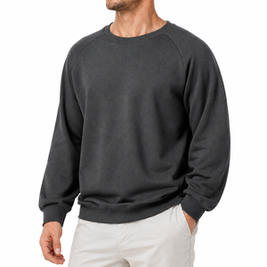 Custom Oversized Streetwear Sweat Shirt Heavy Fleece OEM Apparel Manufacturer Private Label Wholesale Fashion Wear - Product Image 6