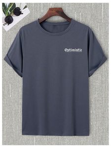 เสื้อยืดแขนสั้นผู้ชายลายดอกไม้พิมพ์ลายกราฟิกคุณภาพดี คอกลม ทรงปกติ สวมใส่สบาย ผ้าคอตตอนเจอร์ซีย์ ระบายอากาศได้ดี มีโลโก้ด้านหลัง - Product Image 1