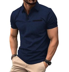 Camisa Casual de Manga Corta para Hombre, 100% Algodón Tejido, Antiarrugas, con Logotipo Personalizado en la Parte Delantera, Color Personalizado, Alta Calidad - Product Image 6