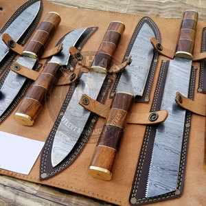 Top Grade In Stock Damascus <b>Kitchen</b> <b>Knife</b> Set Best Material Low Moq Damascus <b>Kitchen</b> <b>Knife</b> Set - Product Image 2