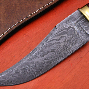 Couteau de Bushcraft d'extérieur en acier inoxydable à lame fixe, couteau de survie pour la chasse avec lame durable et manche antidérapant pour le camping et la randonnée - Product Image 5