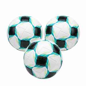 Ballon de football en PU de haute qualité, taille 5, pour l'entraînement scolaire, durable, avec logo personnalisé, fabricant, commande en gros - Product Image 6