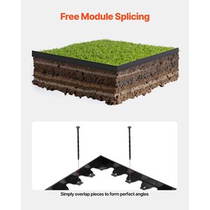 10 pezzi 6 piedi X 1.6 bordi da giardino in plastica con bordo resistente al sole divisori per aiuole Layout fatto da te, non scavare il giardino Edger 60 punte per - Product Image 5