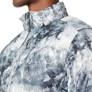 Blouson d'hiver matelassé pour homme, modèle 2026, le plus vendu, design personnalisé, col montant en toile, logo frontal, haute qualité - Product Image 5