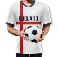 Maillots d'entraînement de football américain personnalisables, respirants, grande taille, imprimés, qualité supérieure, motif drapeau spécifique à l'équipe