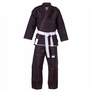 Wholesale Custom Logo <b>Silk</b> <b>Screen</b> Printed 100% Cotton Lightweight/Eco-Friendly Durable Men's Martial Arts Gi Set Front Logo - Product Image 2