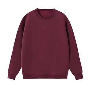 Sudadera Unisex Extra Grande con Cuello Redondo, Color Sólido, Casual, Manga Larga, Tejida, Corte Regular - Product Image 3