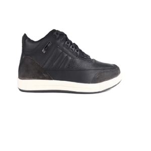 Chaussures de sport décontractées noires pour hommes, élégantes, à lacets, confortables pour la marche quotidienne, chaussures tendance. - Product Image 1