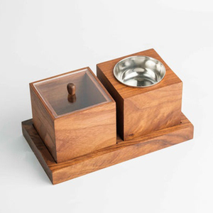 Handcrafted Wooden Bakhoor Burner Set <b>With</b> Storage Box And Tray. Premium Home Decor For Global Export High Quality Finish - Product Image 4