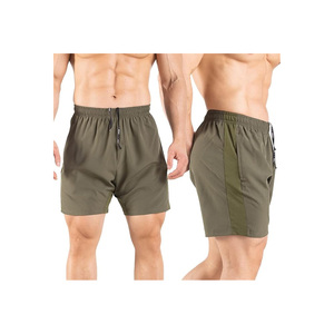 Pantalones Cortos Deportivos para Hombre, Paquete de 2, Secado Rápido, para Entrenamiento, Gimnasio, Verano, Poliéster y Elastano, con Bolsillos con Cremallera - Product Image 1