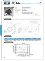 DB1804 3/5V 18mm Mini ventilateur DC en plastique avec roulement de moteur 13000RPM 35dB silencieux pour robot IoT, générateur d'ions négatifs portable SYM BANG