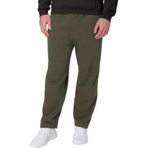 FTQASMI CO INTERNATIONAL Pantalon de survêtement décontracté pour homme en coton gris léger et respirant, tricoté, avec taille élastique et cordon de serrage - Product Image 1