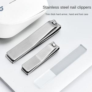 Coupe-ongles professionnel en acier inoxydable durable pour ongles de pieds et de mains, lame tranchante, logo personnalisé - Emballage en gros - Product Image 3