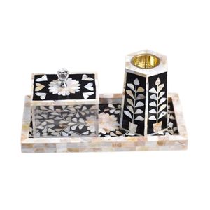 Quemador de Incienso de Nácar de Alta Calidad con Bandeja y Caja de Acrílico, Hermosa Decoración para el Hogar, Regalo para Eid, Venta al por Mayor - Product Image 3