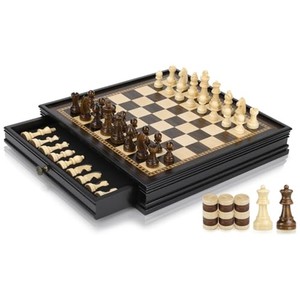 Customizable Walnut <b>Wood</b> <b>Chess</b> <b>Set</b> - Wholesale B2B Pricing - Product Image 1