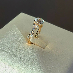1.4 CT 925 <b>Silver</b> <b>Emerald</b> Cut D VVS2 Lab Diamond Prong Setting Engagement <b>Ring</b> for Party & Gift - Product Image 4