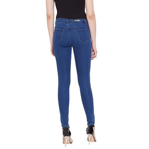 Jean pour femme, coupe classique, taille mi-haute, 100% coton, confortable, respirant, décontracté, nouveau design tendance, prix raisonnable - Product Image 4