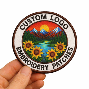 Patchs brodés personnalisés pour chapeaux |   Patch logo de 3 pouces |   Patchs personnalisés à coudre ou à thermocoller avec logo - Product Image 1