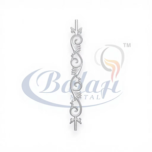 Escalera Moderna Europea sin Marco de Hierro Fundido con Acabado Resistente al Óxido para Uso en Balcón - Product Image 1