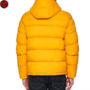เสื้อแจ็คเก็ตพัฟเฟอร์แบบมีโลโก้ OEM คุณภาพสูง ให้ความอบอุ่นสำหรับผู้ชาย เสื้อแจ็คเก็ตพัฟเฟอร์ฤดูหนาวสำหรับผู้ชาย - Product Image 6