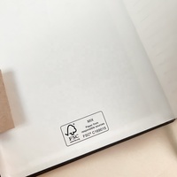 Carnet A5 écologique à couverture rigide, journal personnalisé pour les affaires et le bureau, fabriqué à partir de bouteilles en plastique recyclées, planificateur en cuir PU