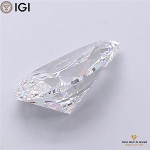 Diamant de laboratoire CVD de qualité supérieure certifié IGI, 3,00 carats, taille poire, couleur F, clarté VVS1, pour un centre de bague époustouflant - Product Image 3