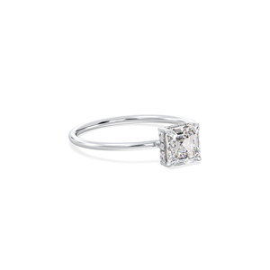 Bague halo cachée en argent sterling 925 certifiée GRA, prix de gros REYES, pour femmes, bijoux fins hip hop. - Product Image 3