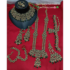 Elegant <b>Bridal</b> <b>Jewelry</b> <b>Set</b> Sparkling Austrian Beads Necklace & Earrings Designer Fine <b>Jewelry</b> Collection - Product Image 1