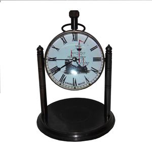Horloge de table de bureau nautique au design ancien de qualité supérieure, meilleure vente, horloge de bureau à quartz au look vintage pour la décoration intérieure - Product Image 1