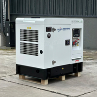 Générateurs diesel silencieux 15/18/20/25/30 kW 50/60 Hz portables OEM/ODM monophasés/triphasés à onduleur permanent avec roues