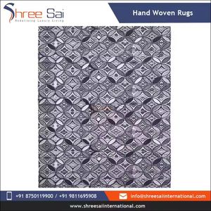 พรมผ้าฝ้ายพิมพ์ลายทรงสี่เหลี่ยมผืนผ้าลายปักดีไซน์ไม่เหมือนใคร - Product Image 3
