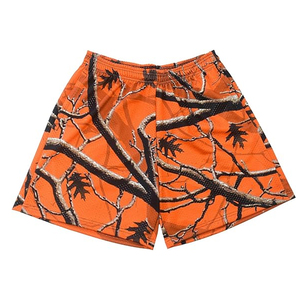 กางเกงขาสั้นผู้ชายขายดี ราคาส่ง เอวกลาง ผ้าอ๊อกซ์ฟอร์ดวินเทจ หนานุ่ม 100% โพลีเอสเตอร์ คุณภาพสูง - Product Image 2