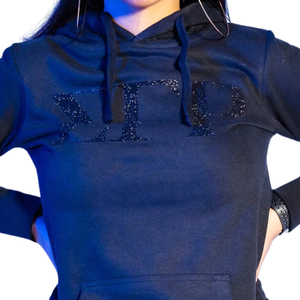 <b>Womens</b> <b>Navy</b> Blue <b>Hoodie</b> Tracksuit Set Long Sleeve Pullover <b>Hoodie</b> Jogger Pants Casual Two Piece Athletic Sportswear Outfit - Product Image 6