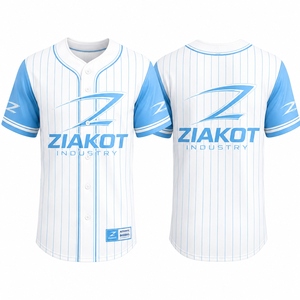 ZIAKOT เสื้อเบสบอลสีเขียวมะกอกสำหรับผู้ชาย พิมพ์ลายธงแบบระเหิด ระบายอากาศได้ดี แขนสั้น เสื้อผ้าเบสบอลของแท้ ทรงพอดีตัว - Product Image 5