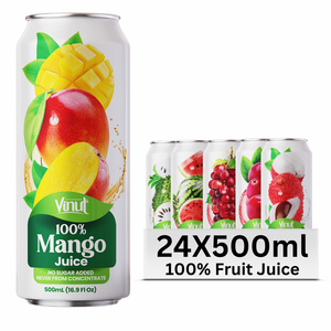 Boisson au jus de fruits 500 ml, 100 % jus de fruits, avec pulpe, sans sucre, OEM ODM, marque privée, fabricant de boissons - Product Image 1