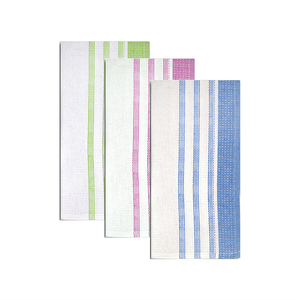 Serviettes de cuisine en coton 100% teint en fil à rayures gaufrées, qualité supérieure, douces, absorbantes, durables, fabriquées par un fabricant OEM en Inde - Product Image 6