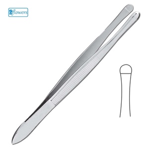 Pinces chirurgicales BEER CILIA F5-261 en acier inoxydable, pointe de précision, 9 cm, certifiées CE, réutilisables pour usage médical - Product Image 1
