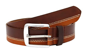 Ceinture en cuir personnalisable avec boucle ardillon, fabrication de ceintures en cuir avec boucle ardillon en alliage, ceinture en cuir unisexe de couleur unie, ceinture en cuir classique pour robe - Product Image 2