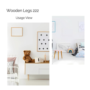 งานแกะสลักไม้สมาร์ทอาร์ต ทำด้วยมือจากไม้สน ขาไม้สไตล์โบราณสำหรับโต๊ะ โซฟา เฟอร์นิเจอร์ รูปทรงกลม ของตกแต่งบ้าน - Product Image 3