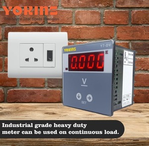 โวลต์มิเตอร์ Yokins DC 0-200V DC, รุ่น Y7-DV-200V, ขนาด 72x72 มม., รับประกันหนึ่งปี - Product Image 4