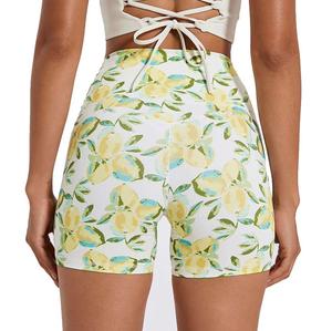 Nuevos shorts de ciclista sublimados con logo personalizado para mujer, transpirables, de corte ajustado, servicio OEM, leggings de poliéster y nailon. - Product Image 2