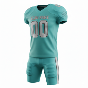 Uniforme de Fútbol Americano Sublimado Personalizado de Primera Calidad, Transpirable, Conjunto Completo, Jersey y Pantalones Personalizados para Equipo, Alto Rendimiento - Product Image 3