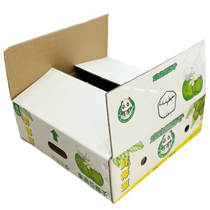 Cartons en carton ondulé 5 couches pour patates douces, auto-érecteurs, personnalisables, imprimés offset, en matériaux recyclés, pour la vente en gros - Product Image 6