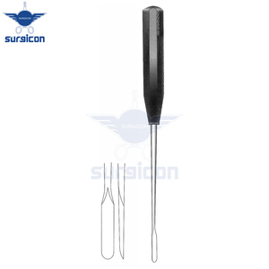 Raspatorie chirurgicale de précision pour périoste, avec manche Ferrozell, longueur 25 cm / 10 pouces, pointe acérée de 6 mm, pour une action contrôlée - Product Image 2