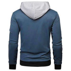 Sudadera con Capucha Extra Grande para Hombre, 100% Algodón, Estilo Casual, Cierre Frontal con Cremallera, Logotipo Personalizado Bordado, Diseño con Bolsillo, Corte Regular - Product Image 2