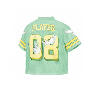 Camiseta de Fútbol Personalizada con Malla, Unisex, Manga Corta, Impresa, Transpirable, con Nombre y Número Personalizados, Venta al Por Mayor OEM - Product Image 5