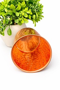 Verre à eau en cuivre non toxique, matériau sûr, finition lisse, article en gros - Product Image 4