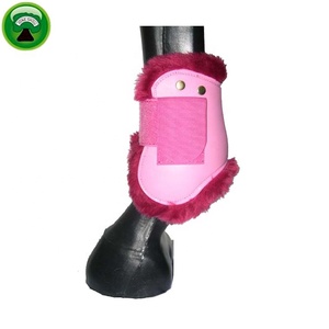 Wholesale PU Shell Fleece Lining Horse Hoof <b>Boots</b> - Product Image 1