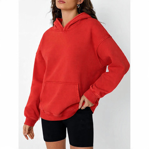 Sudadera con Capucha Extra Grande de Moda para Mujer, Acogedora, 100% Algodón, con Estampado, Forro Polar, Bolsillo Delantero, Estilo Casual de Invierno - Product Image 1