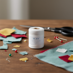 Hilo de Coser de Algodón ILAN, Bobina de 3 mm, Color Blanco - Product Image 2